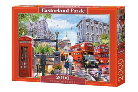 Puzzle 2000 elementów - Wiosna w Londynie